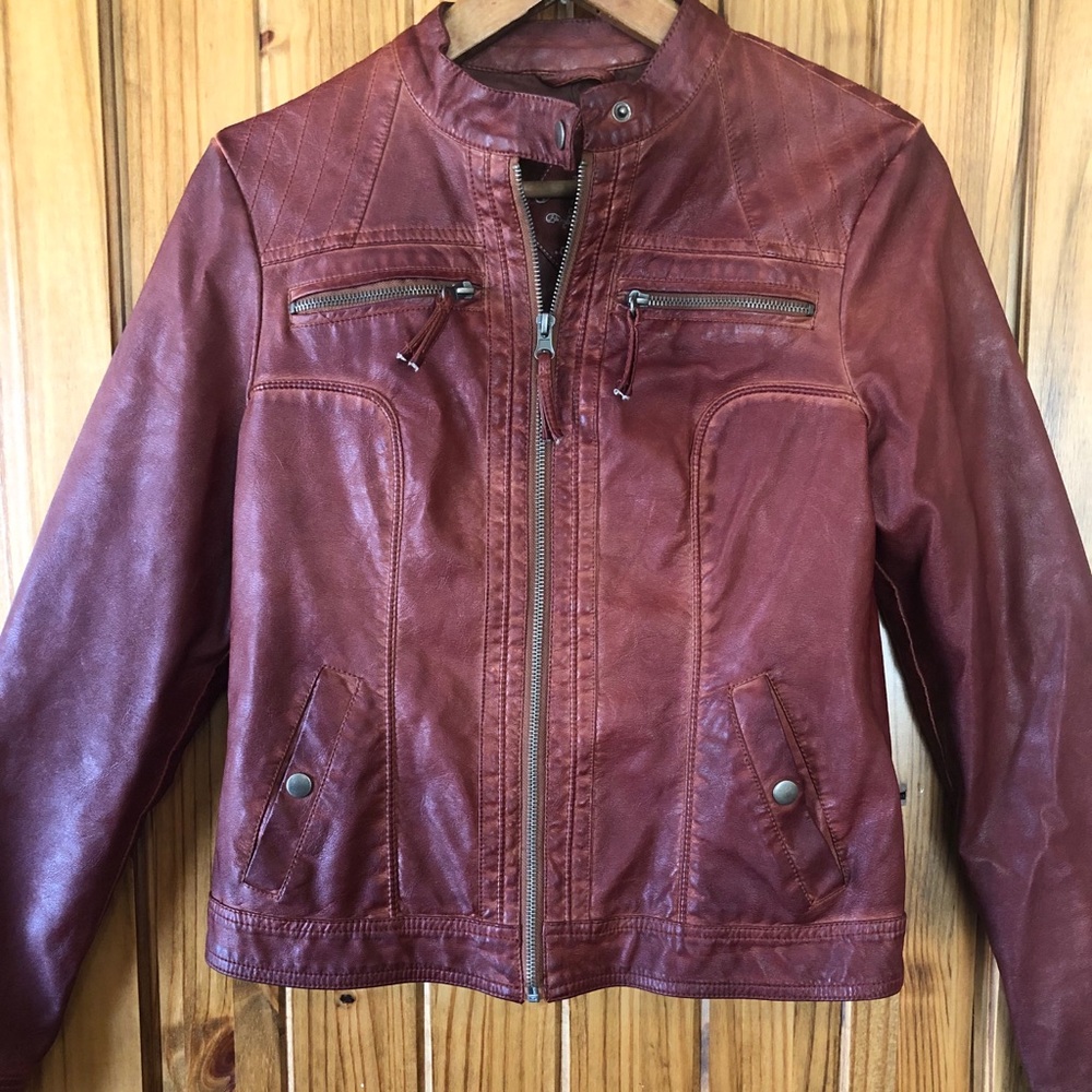 Faux Leather Jacket